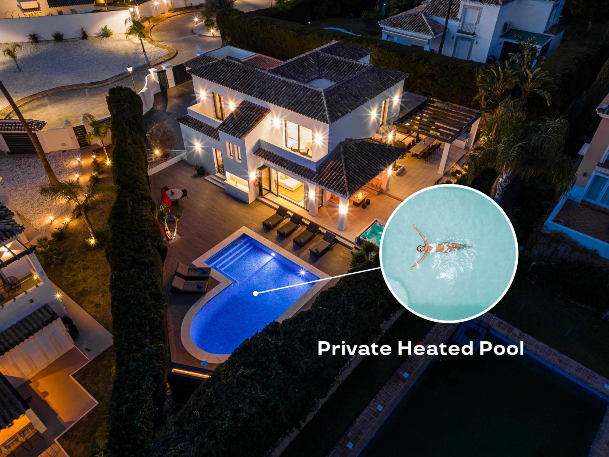 Vacation Marbella I Villa Lina, Golf Valley, Private Heated Pool, Jacuzzi, Close To The Marina Luaran gambar